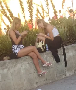 some legs on the street