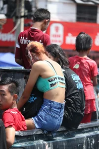 Water Festival girls in Thailand