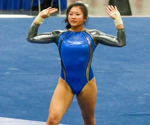 Candid gymnasts