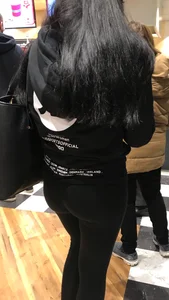 JD Sports girls in tight leggings with nice asses