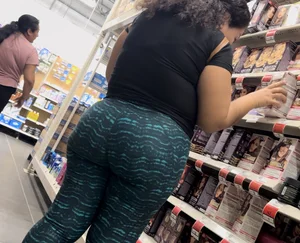 Close up and upshot of Latina big ass