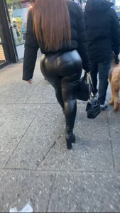 Dominican Milf With A BBL Leather Pants OC
