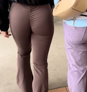 Nice ASIAN Shopping (brown Flares)