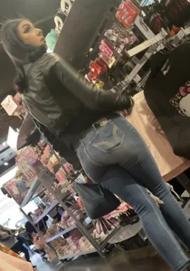 Amazing goth teen with her tits out