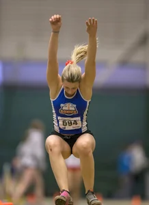 Canadian girls at an Alberta track and field tournament