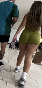 PERFECT big thicc ass in spandex shorts
