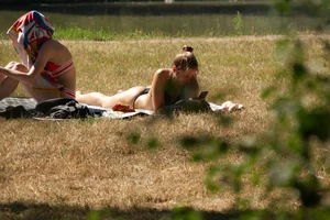 Creepshots of some girls in the park getting some sun in bikinis