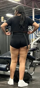 [OC] Latina MILF Cheeks out at the gym