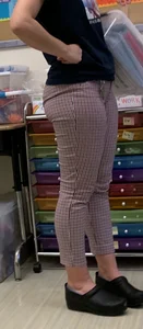 New pair of pants suffocate this teacher’s fatty