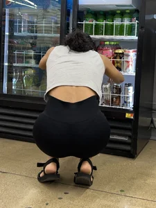 Fit South Indian squatting and shopping (oc)