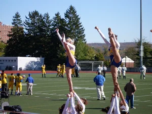 Candid cheerleaders
