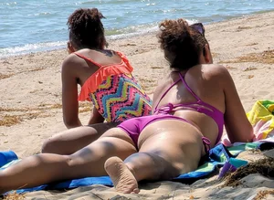 Purple bikini