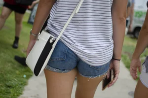 An ASSortment of tight shorts close ups