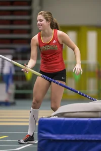 Canadian girls at an Alberta track and field tournament