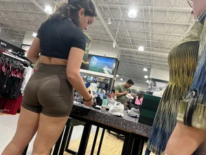 Big booty Latina sneaker shopping (oc)