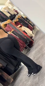 Perfect fat ass in a slutty outfit with tramp stamp showing!