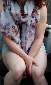 Girlfriend candids in shorts
