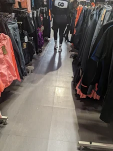 Huge juicy sexy nike legging ass worker part 1