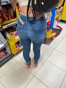 Ass in jeans