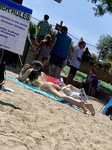 Thick almost naked Latina liked the attention