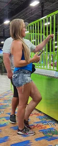 Cute Blonde Milf in shorts