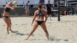 Weymouth beach volleyball girls  2019