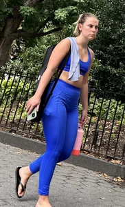 Exhausted yoga chick‼️