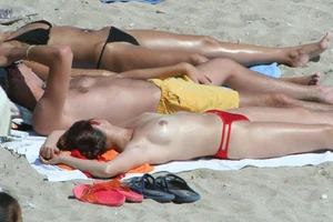 Continesti nude beach girls in Romania