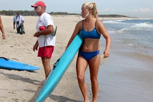 Bunch of sexy lifeguard tournament girls from 2013
