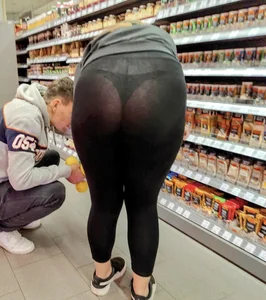 Slut shows Ass in See thru Leggings😳 with Boyfriend