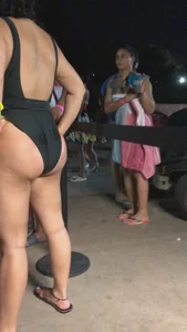 Party babes in bikinis and swimmsuits