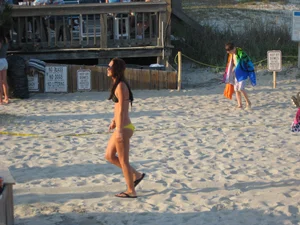 Mix of candid girls at the beach and in bikinis
