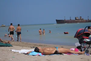 Continesti nude beach girls in Romania