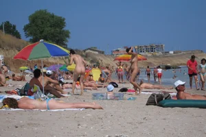 Continesti nude beach girls in Romania