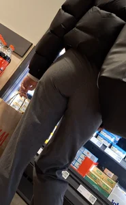 Skinny blonde with tight ass