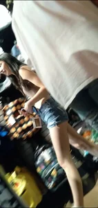 Tight teen ass in cheeky shorts (so hot)