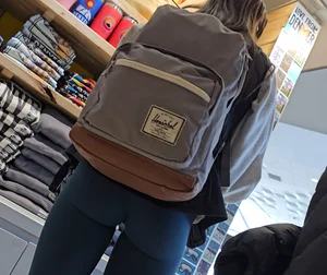 College Athlete with Hot Thigh Gap in Turquoise leggings (GIFS)