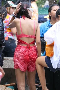 Water Festival girls in Thailand