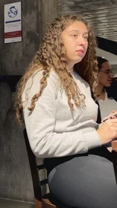 Curly Haired College Girl Loves To Only Wear Leggings Everyday