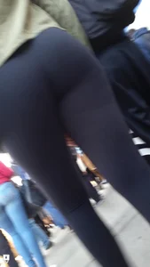 Hot Street Butt in Leggings Street Creepshots Gallery