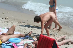 Continesti nude beach girls in Romania