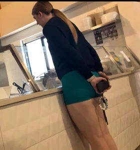 Average blonde with above average ass