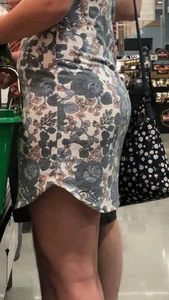 Understated blonde in a dress plus a PAWG in shorts 0111