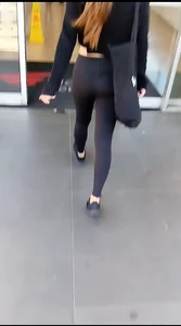 Perfect Little Candid Ass in Tights And Legs Street Creepshot