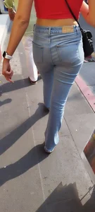Following mexican influencer in tight jeans