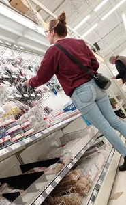 College Girl with a Nice Ass Bending Over in Jeans! (OC)