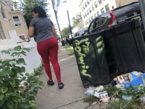 Caught taking pictures of her ass while walking to the store