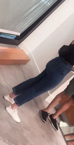 Ass in blue jeans pt1