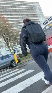 Cute petite girl in tight pants VPL