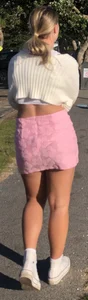 Small pink skirt